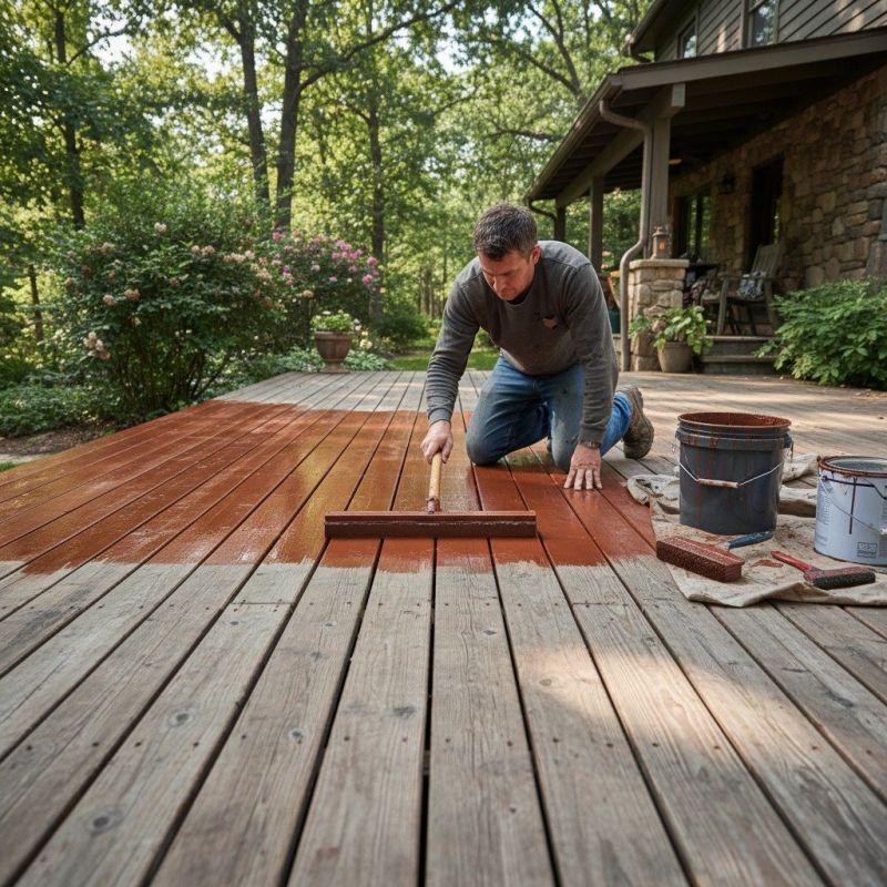 Deck Staining