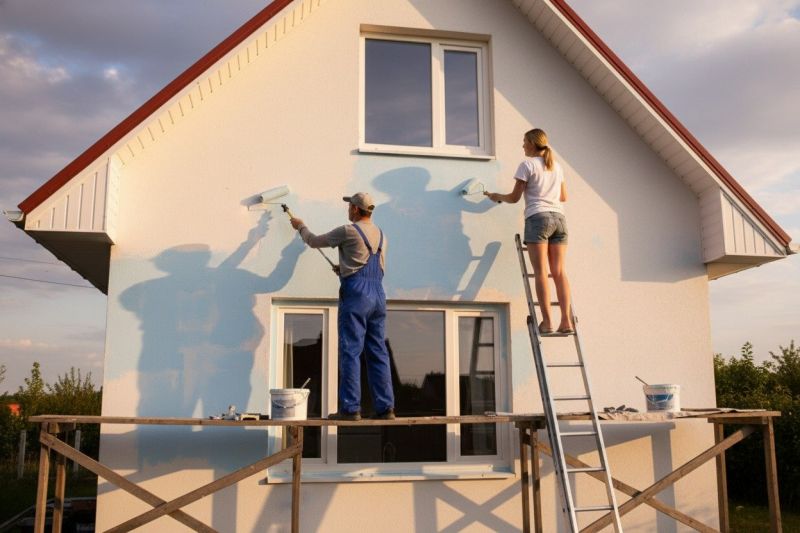 Fascia Painting in Arvada, CO